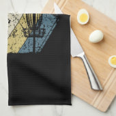 Disc Golf Basket Retro Theedoek (Quarter Fold)