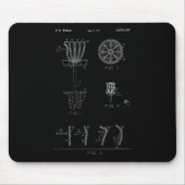 Disc Golf Basket Target Patent Design - Frolf  Muismat (Voorkant)