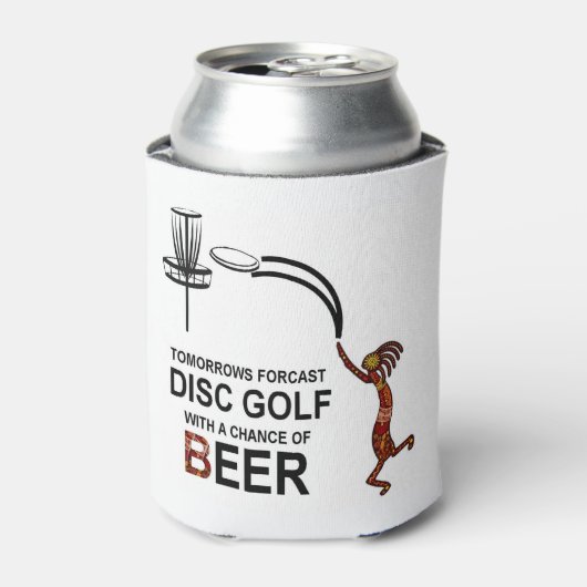 Disc Golf Beer Koeler (Blikje Voorkant)