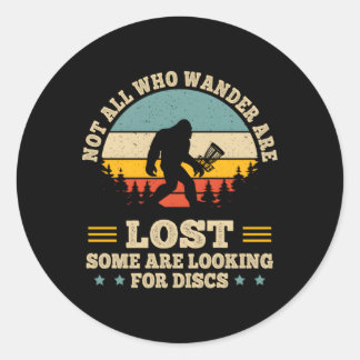 Disc Golf Bigfoo Disc Golf Ronde Sticker