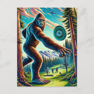 Disc Golf Bigfoot in de Bossen Briefkaart