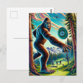 Disc Golf Bigfoot in de Bossen Briefkaart (Voorkant / Achterkant)