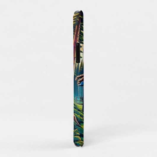 Disc Golf Bigfoot in de Bossen Case-Mate iPhone Case (Achterkant/rechts)