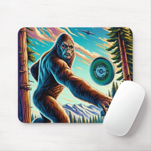 Disc Golf Bigfoot in de Bossen Muismat (Met muis)