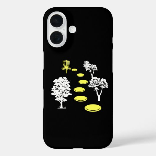 Disc Golf Bossen Disc Golfer Gift Case-Mate iPhone Case (Achterkant)