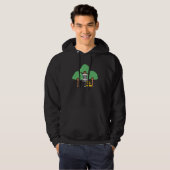 Disc Golf Bossen Disc Golfer Gift Hoodie (Voorkant volledig)