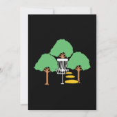 Disc Golf Bossen Disc Golfer Gift Kaart (Voorkant)