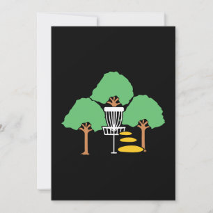 Disc Golf Bossen Disc Golfer Gift Kaart