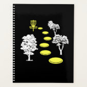 Disc Golf Bossen Disc Golfer Gift Planner (Voorkant)