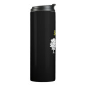 Disc Golf Bossen Disc Golfer Gift Thermosbeker (Gedraaid links)