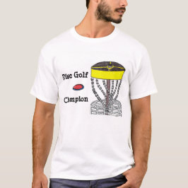 Disc Golf Champion mannen t-shirt