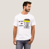 Disc Golf Champion mannen t-shirt (Voorkant volledig)