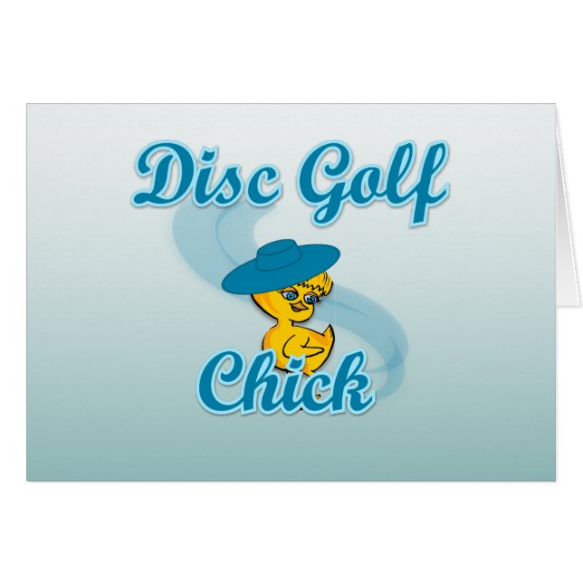 Disc Golf Chick #3 (Voorkant Horizontaal)