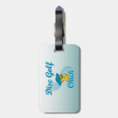 Disc Golf Chick #3 Bagagelabel (Achterkant verticaal)