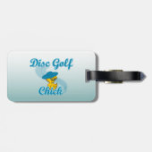 Disc Golf Chick #3 Bagagelabel (Achterkant horizontaal)