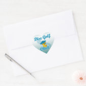 Disc Golf Chick #3 Hart Sticker (Envelop)