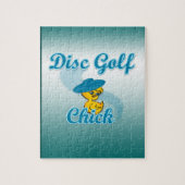 Disc Golf Chick #3 Legpuzzel (Verticaal)