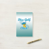 Disc Golf Chick #3 Post-it® Notes (Op bureau)