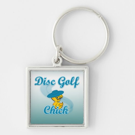 Disc Golf Chick #3 Sleutelhanger (Voorkant)