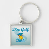 Disc Golf Chick #3 Sleutelhanger (Voorkant)