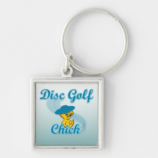 Disc Golf Chick #3 Sleutelhanger (Voorkant)