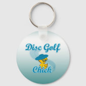Disc Golf Chick #3 Sleutelhanger (Voorkant)