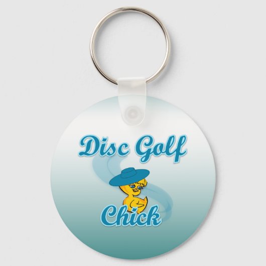 Disc Golf Chick #3 Sleutelhanger (Voorkant)