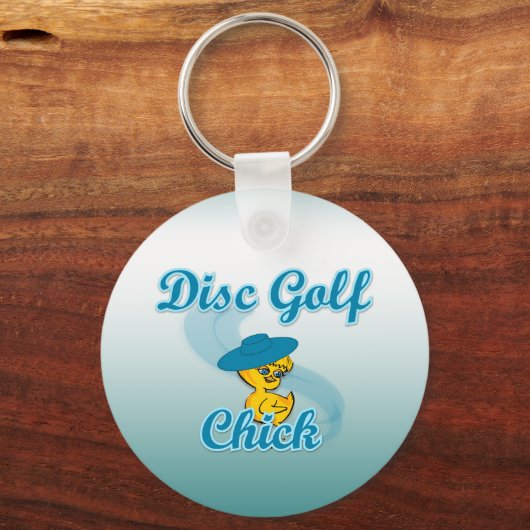 Disc Golf Chick #3 Sleutelhanger (Voorkant)