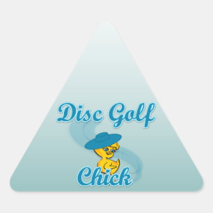 Disc Golf Chick #3 Sticker