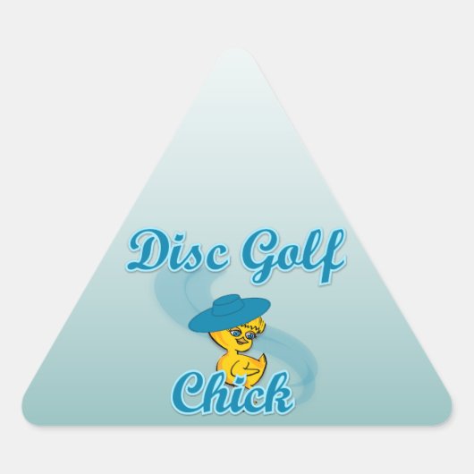 Disc Golf Chick #3 Sticker (Voorkant)