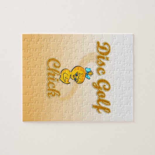 Disc Golf Chick Legpuzzel (Horizontaal)