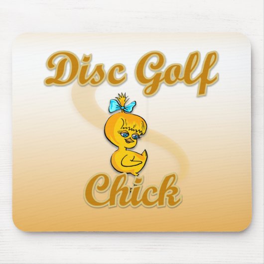 Disc Golf Chick Muismat (Voorkant)