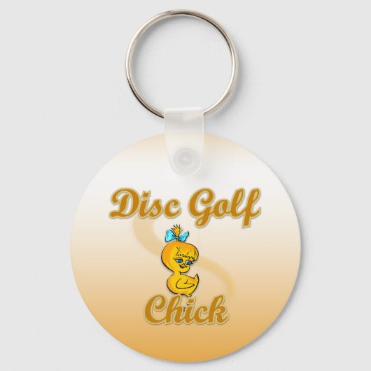 Disc Golf Chick Sleutelhanger (Voorkant)
