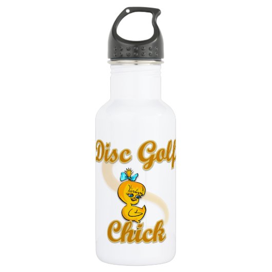 Disc Golf Chick Waterfles (Voorkant)