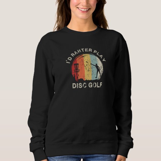 Disc Golf Citaten Grafisch Disc Golf Speler Disc G Trui (Voorkant)