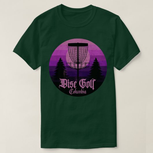 Disc Golf Columbia zondag T-shirt (Design voorkant)