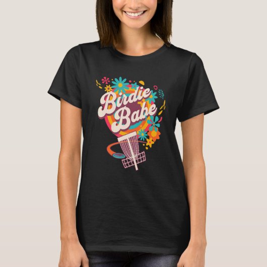 Disc Golf Cute Birdie Babe I T-shirt (Voorkant)