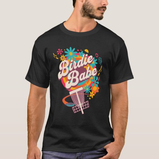 Disc Golf Cute Birdie Babe I T-shirt (Voorkant)