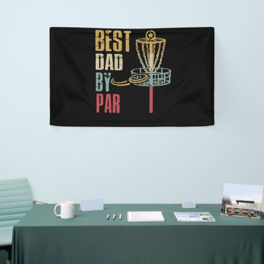 Disc Golf Dad Best Dad By Par Spandoek (Beurs)