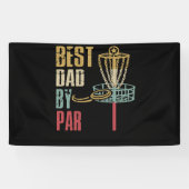 Disc Golf Dad Best Dad By Par Spandoek (Horizontaal)