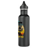 Disc Golf Dad Present - Best Papa By Par Disk Golf Waterfles (Rechts)