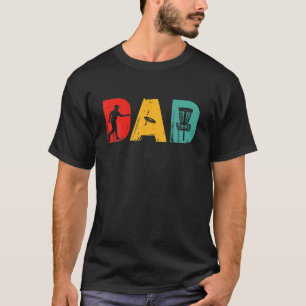 Disc Golf Dad Vaderdag Sportschijfgol T-shirt