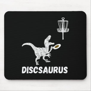 Disc Golf Dinosaur Frolfing T-rex Dino Grappige Di Muismat