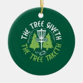 Disc Golf Disc Golf Player Gift Keramisch Ornament (Voorkant)