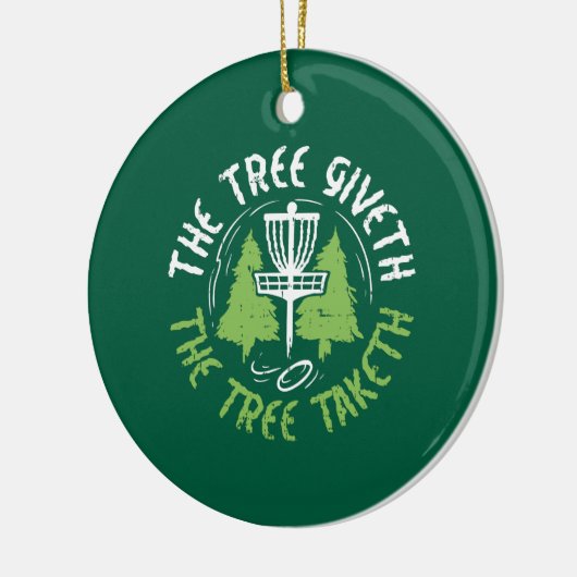 Disc Golf Disc Golf Player Gift Keramisch Ornament (Links)