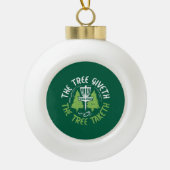Disc Golf Disc Golf Player Gift Keramische Bal Ornament (Voorkant)