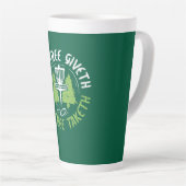 Disc Golf Disc Golf Player Gift Latte Mok (Rechterhoek)