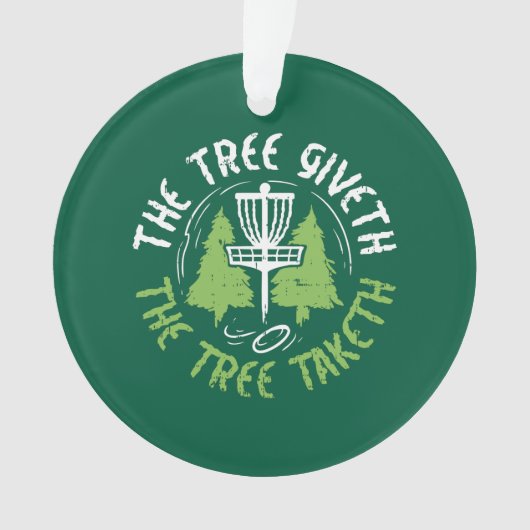 Disc Golf Disc Golf Player Gift Ornament (voorkant)
