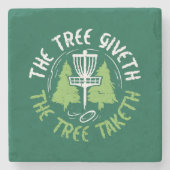 Disc Golf Disc Golf Player Gift Stenen Onderzetter (Voorkant)