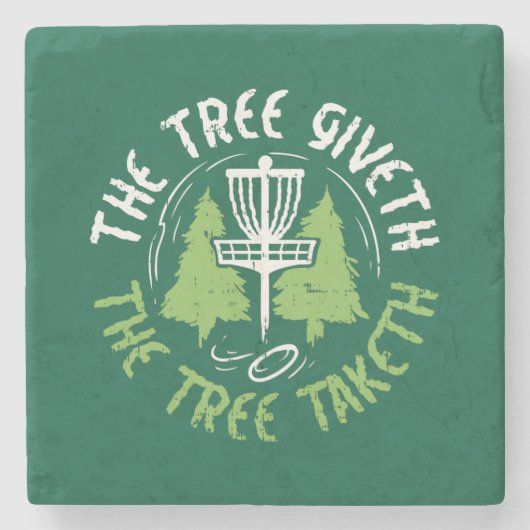 Disc Golf Disc Golf Player Gift Stenen Onderzetter (Voorkant)